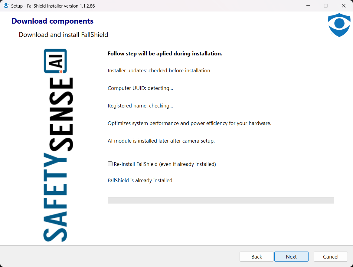 FallShield package download page